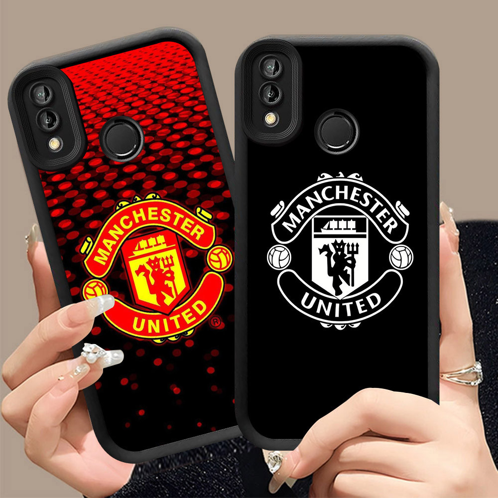 Q-3 Klub FC ขาวดำเคสโทรศัพท์หรับ VIVO Y91C Y91 Y1S Y93 Y95 ปกสีชมพู
