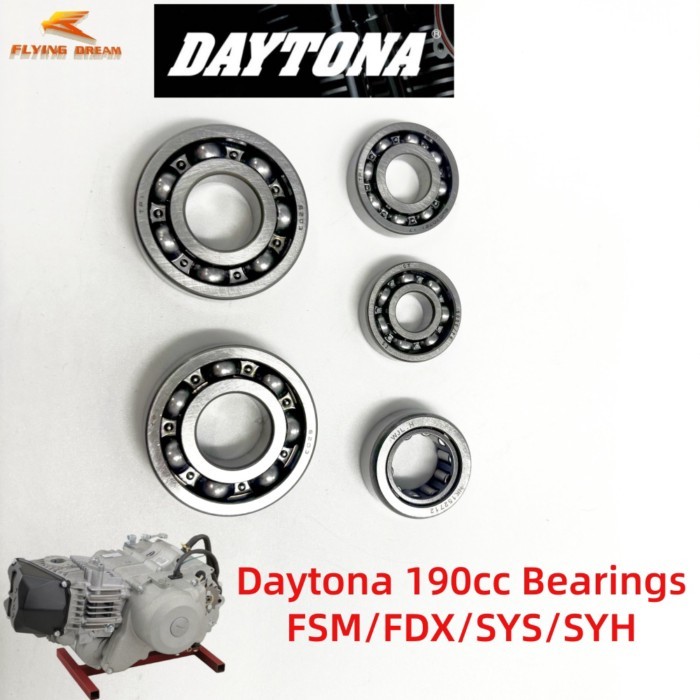 Original Daytona Engine Complete bearings for Daytona 190cc DT190 FSM FDX SYS SYH Engine Anima 4 Va