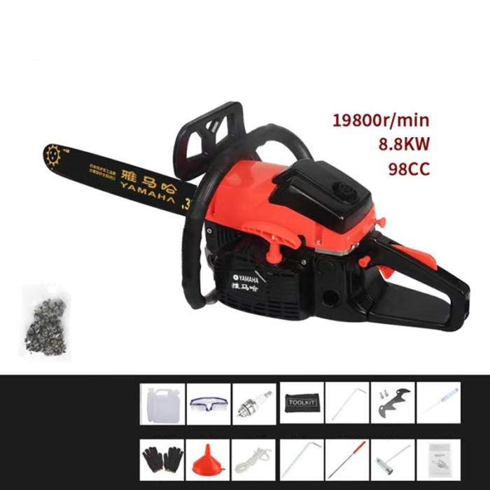 8800W chainsaw logging saw high-power small portable chain saw chain saw gasoline saw logging multi