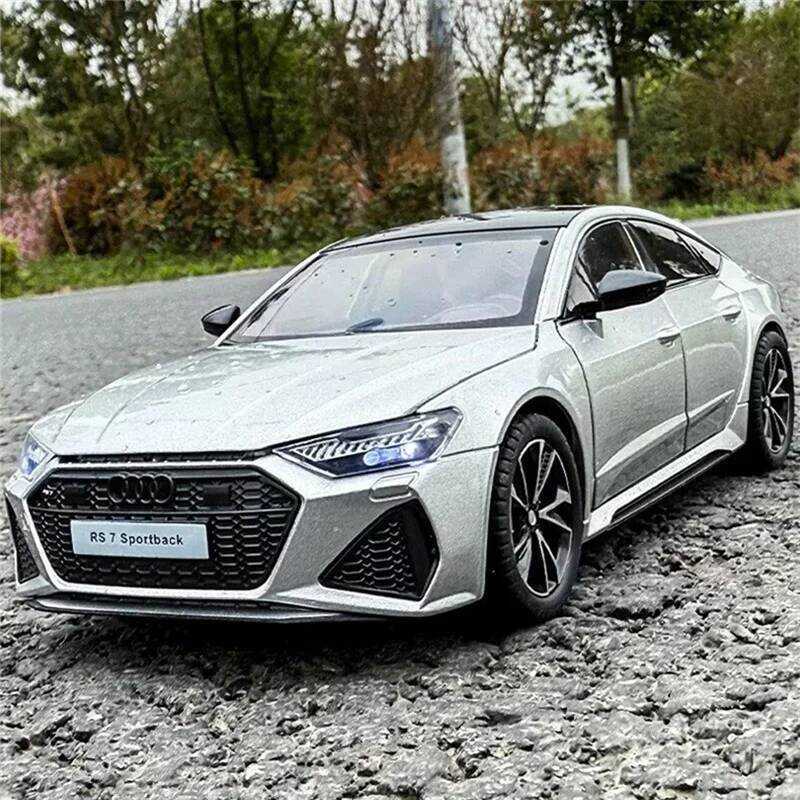 C 1:24 AUDI Rs7 Coupe Alloy Sports Car Model Diecast & Toy Vehicles Metal Car Model Simulation Soun