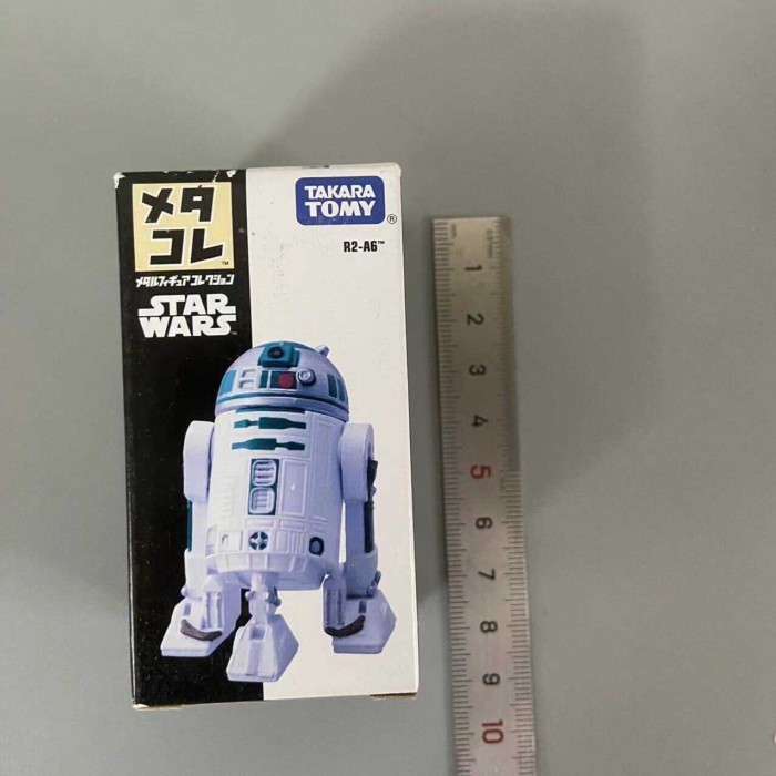 พร้อมส่ง ตุ๊กตาโลหะผสม TOMY ของแท้ STAR WARS R2-D2 Disney STAR WARS เครื่องประดับ