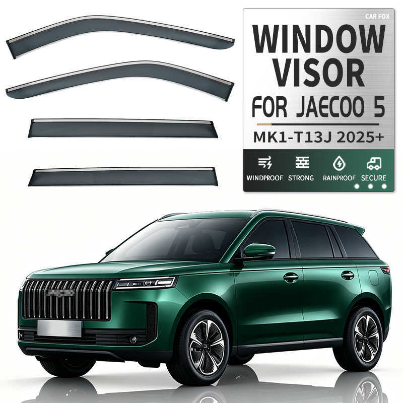 เหมาะสําหรับ Jaecoo 5 Window visor Window Rain Rain Rain Sunshade Deflector [Global]