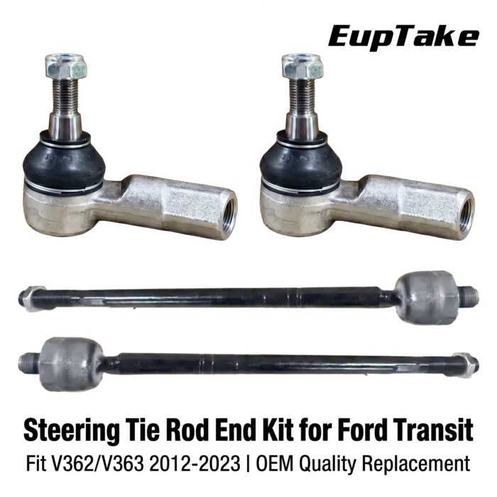 2 Pairs Front Outer & Inner Tie Rod End Kit for Ford Transit Custom V362 V363 2012-2023 BK213289AA