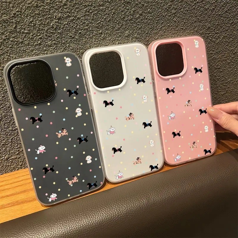 2-in-1 transparent silicone phone case, jelly material, cute phone case for iPhone 13, 16, 15, 14, 13, 12, 11 ProMax