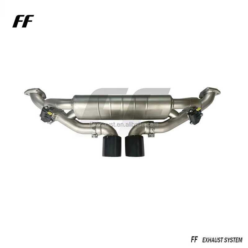 เหมาะสำหรับ Porsche 911 991/991.1 3.4/3.8 อัพเกรดเป็นท่อไอเสียแบบ Catback พร้อมวาล์วเก็บเสียง Gt3
