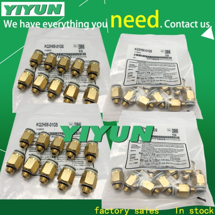 YIYUN Screw Thread Joint KQ2H08-01S KQ2H08-02S KQ2H08-03S KQ2H08-04S KQ2H Series