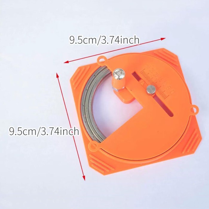 Adjustable Manual Circle Cutter Tool 0-30mm Radius Cutting Compass Rotary Paper Cutter with Alloy B