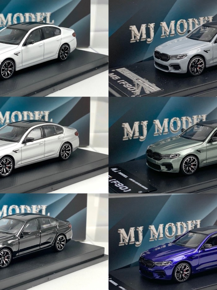MJ 1: 64 BMW 5 Series BMW M5 F90 รถจําลองโลหะผสมโมเดลรถพร้อมสต็อก