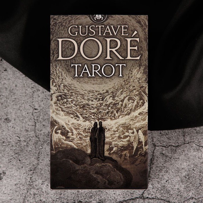 Gustoave Doré Tarot นําเข้าเวอร์ชันภาษาอังกฤษของแท้ Gustave Dor