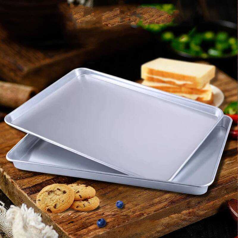 C Aluminum Baking Pan Rectangular 40*60 Baking Tray Pizza Grill Bread Cake Tray Commercial Oven Bak