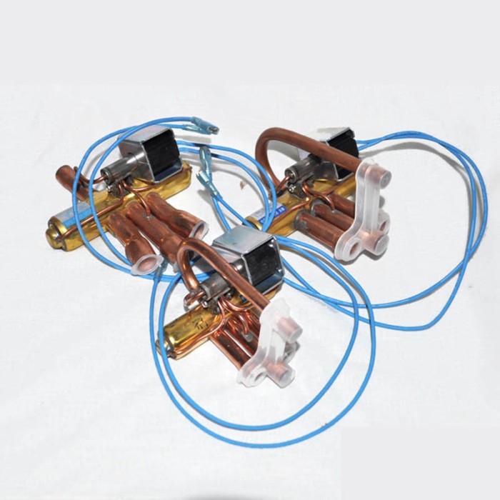 refrigerant 4 way valve Air Conditioning Electromagnetic Four Way Reversing Valve With Coil air ene
