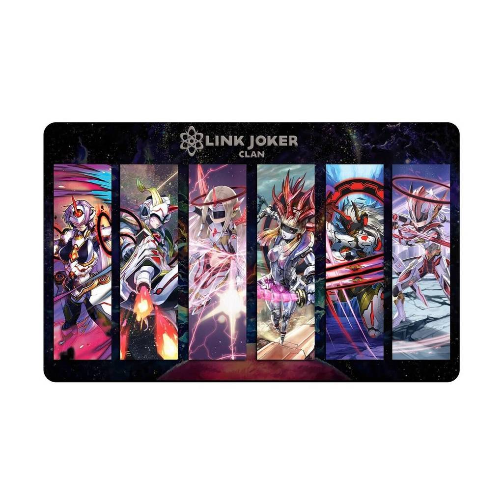 Link Joker Playmat และ Mousepad | 24x14 | ไม่ลื่น | การ์ดไฟท์!! Vanguard TCG Game Against Mat