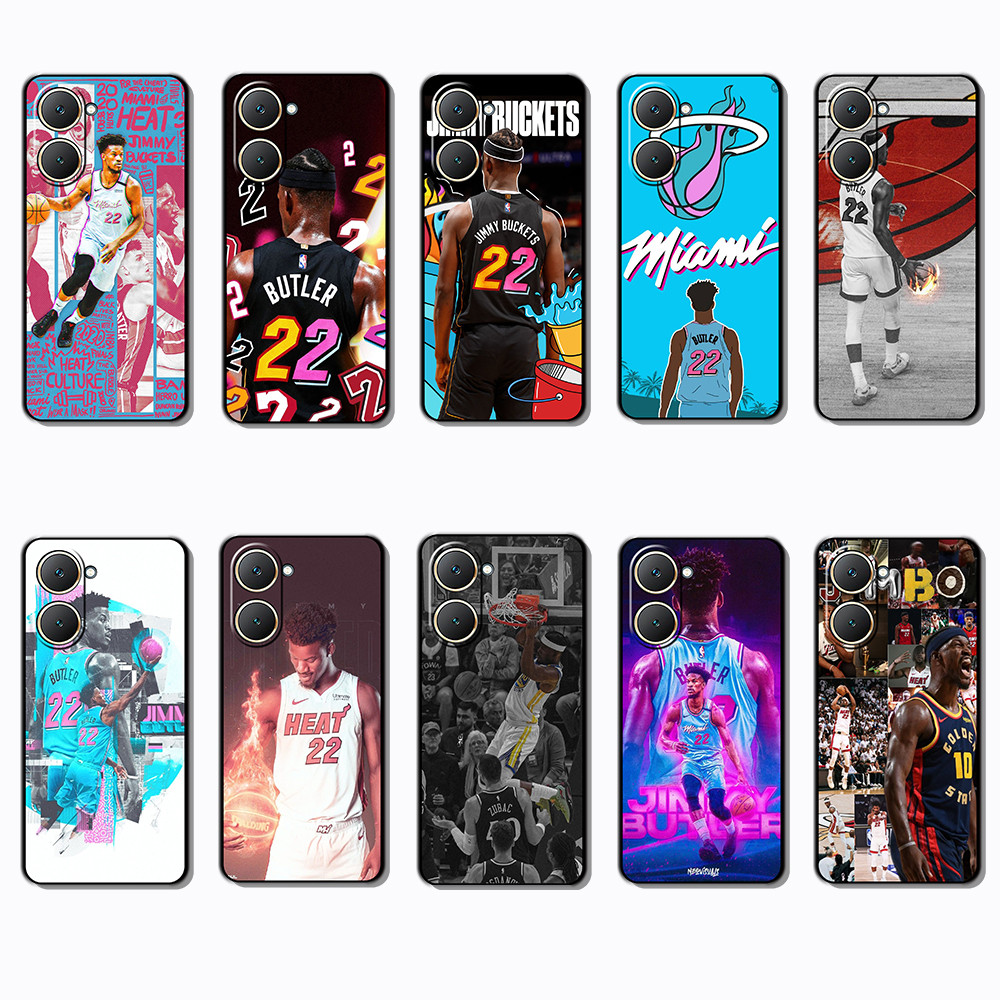Vivo Y03 Y30T Y18 Y18S Y18E T3 Z9 lite Y37M Jimmy Butler เคสโทรศัพท์สีดํานุ่มแฟชั่น