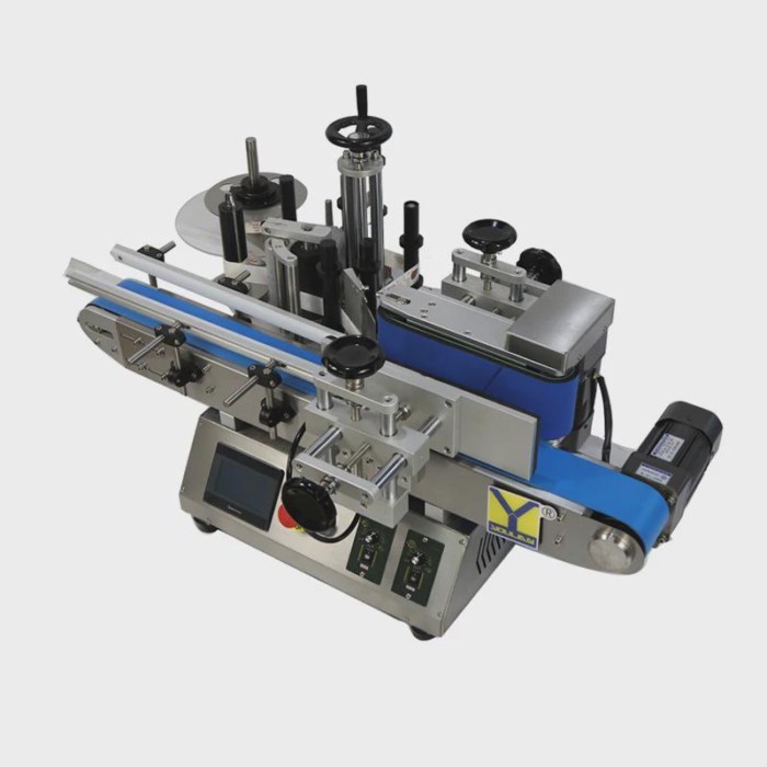 MT-100 Labeling Machine Plastic Round Glass Bottle Cosmetic Packaging Labeller Horizontal Simple Au