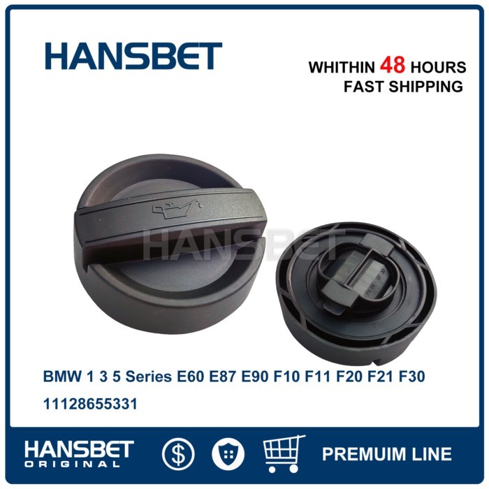 Engine Oil Filler Cap 11128655331 For BMW 1 3 5 Series E60 E87 E90 F10 F11 F20 F21 F30 F01 F02 F12