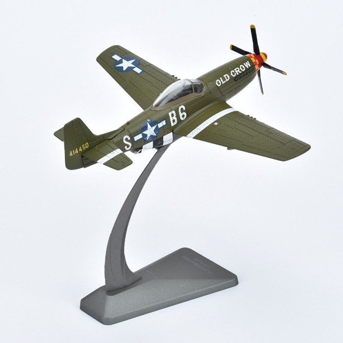 1: 72 World War II US Army P51b Mustang Fighter เครื่องบินจําลองคอลเลกชันผลิตภัณฑ์สําเร็จรูปทหาร VK 