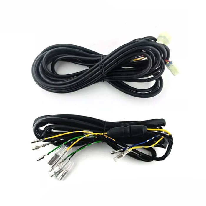 6Y5-83553-20 SINGLE FUSE GAUGE WIRE HARNESS RIGGING WIRE And 6R3-82553-80 OIL/TRIM EXTENSION WIRE F