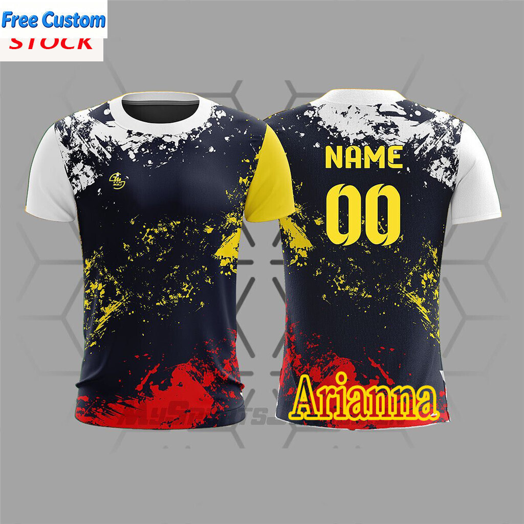 [หมายเลขชื่อที่กําหนดเอง] ใหม่! VOLLEYBALL JERSEY SOCCER JERSEY BADMINTON ACTIVEWEAR Jersey
