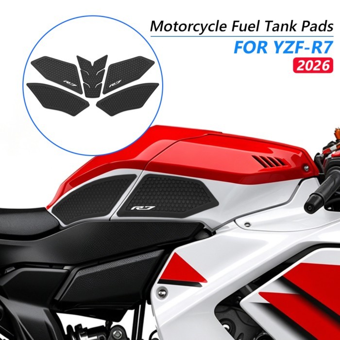 For Yamaha YZF R7 YZF-R7 YZFR7 2026 Motorcycles Fuel Tank Pad Anti-Slip Side Knee Sticker Traction