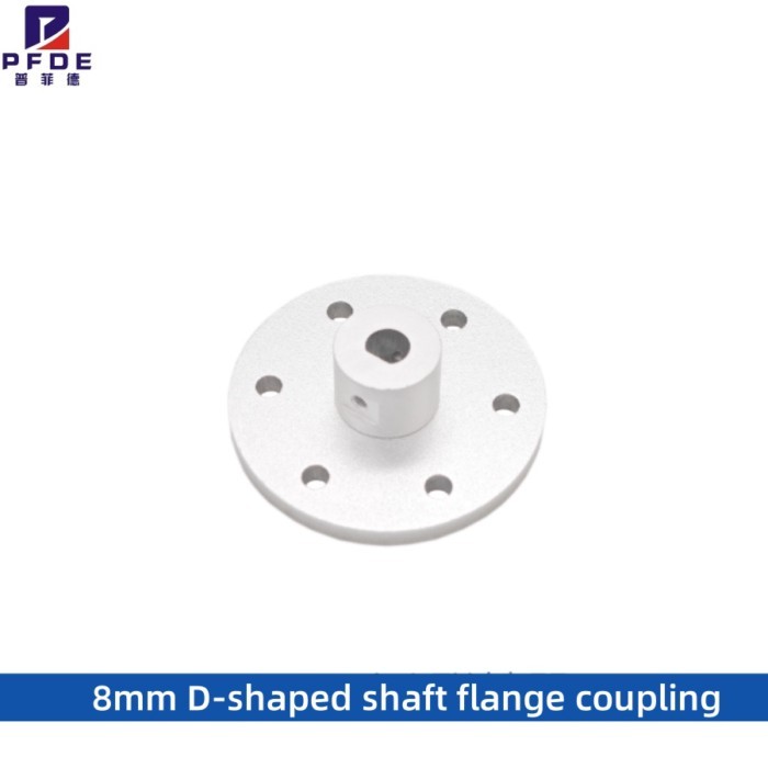 8mm D-Shaped Shaft Flange Coupling, Circular Square Flange, Robot Accessories