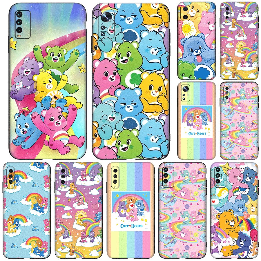 สําหรับ Redmi Note 4 13 14 Pro Plus Turbo TPU ซิลิโคนสีดําเคสโทรศัพท์แบบนิ่มเคสป้องกันอะนิเมะ care B