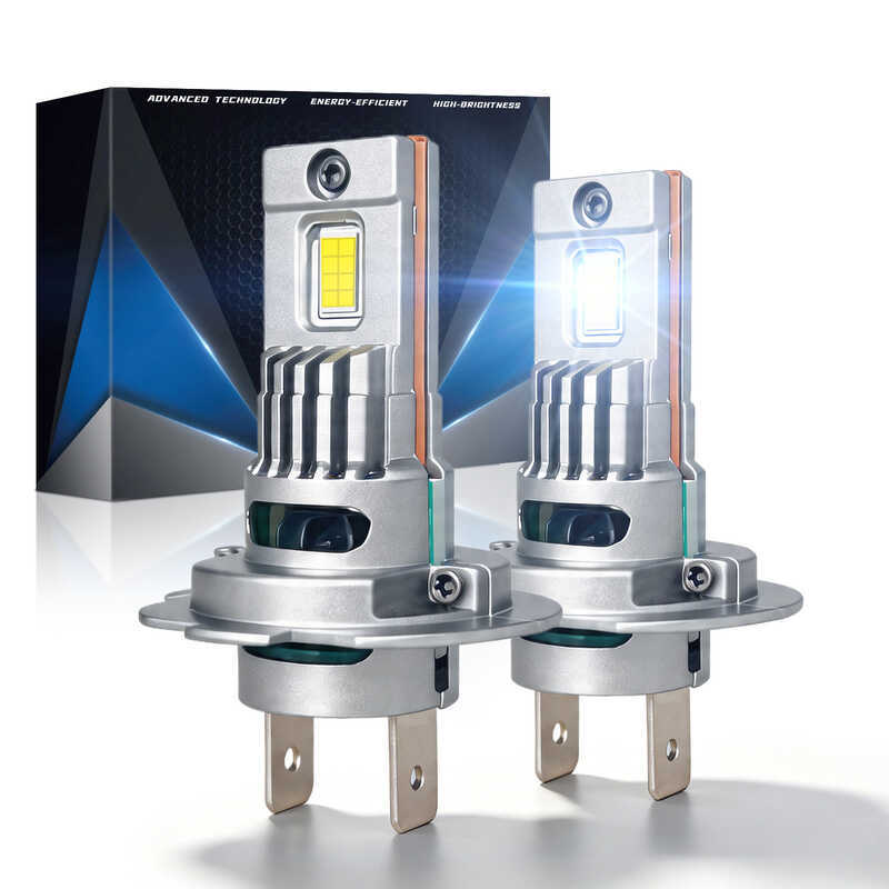 พัดลม h7 รถ led ไฟหน้า In-line Highlight led ไฟหน้า h18 ไฟหน้ารถจักรยานยนต์หลอด led