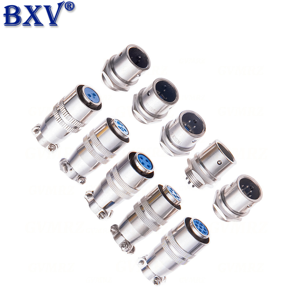 XS12 2PIN 3PIN Docking Aviation Plug Socket กันน้ํา Circular Connector 4PIN 5PIN