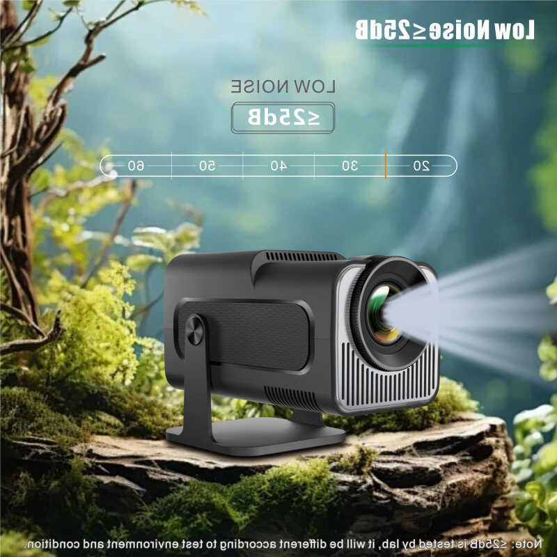 Overseas hy320 Mini Projector Ultra HD Short Throw Projection Wall โฮมเธียเตอร์ชุดโดยตรง