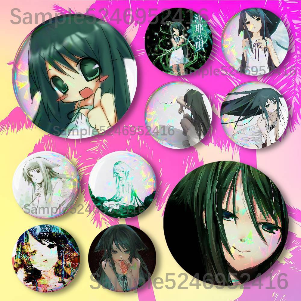 S-Saya No Uta เพลงของ Saya รอบปุ่ม Pins Badge เข็มกลัดสร้างสรรค์กระเป๋าเป้สะพายหลังเสื้อผ้าตกแต่งเคร
