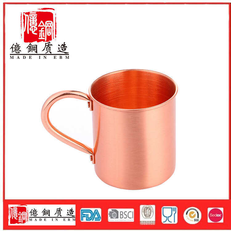 ทองแดงบริสุทธิ์ Moscow Mule Cup แก้วค็อกเทลแก้วตรง