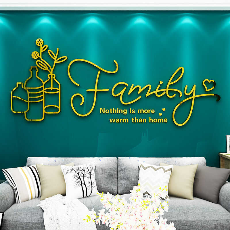 [mandao]Ins home style 3d acrylic wall sticker restaurant bedroom background wall decoration