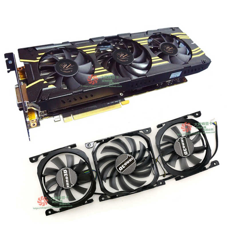 MANLI/MANLI GTX980ti 980 780ti 780 พัดลมการ์ดกราฟิก CF-12815S/CF-12915S