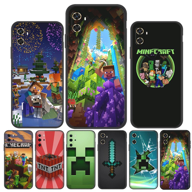 เกมผจญภัย Minecraft สําหรับ Huawei P30 Pro Lite Y5P Y6P Y7A Y8P ความเข้ากันได้เคสโทรศัพท์ TPU ฝาครอบ