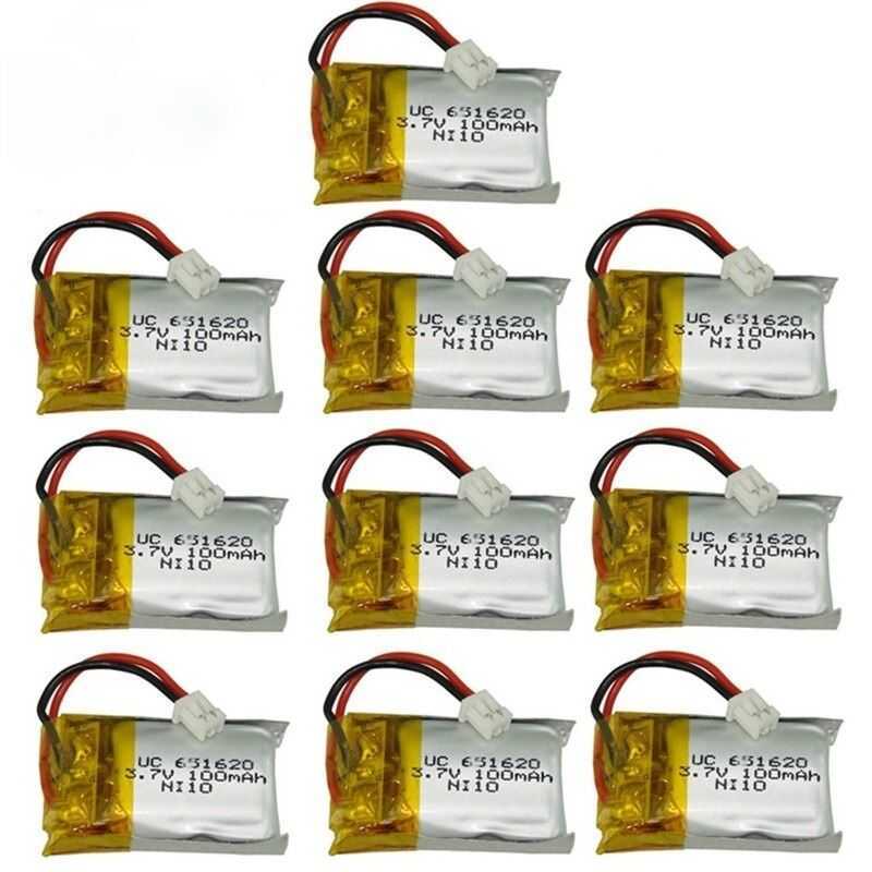 C 3.7V 100Mah Lipo Battery For Cx-10 Cx-10A Fq777-124 Hubsan Q4 Wltoys V272 Rc Quadcopter Spare Par