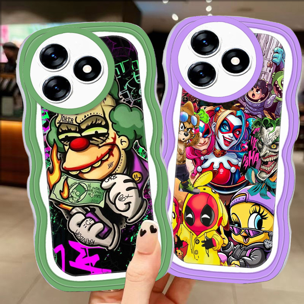 A-103 เคส Joker TPU สําหรับ Tecno Pova 6 5 Neo 2 7 Pro 5G เคสใส