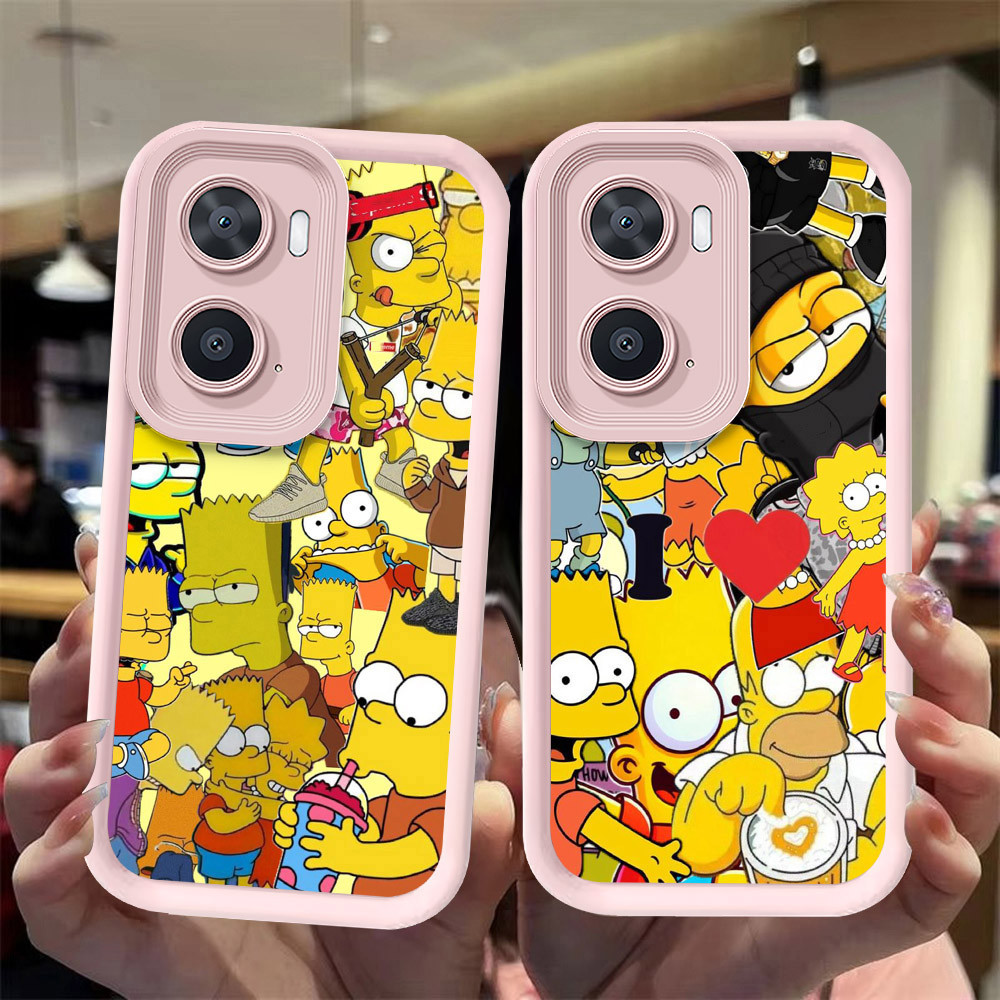 J-36 The Simpson ดำขาวชมพูเคสโทรศัพท์หรับ VIVO Y15S Y02S Y15A Y16 Y01A Y01 IQOO Z7i