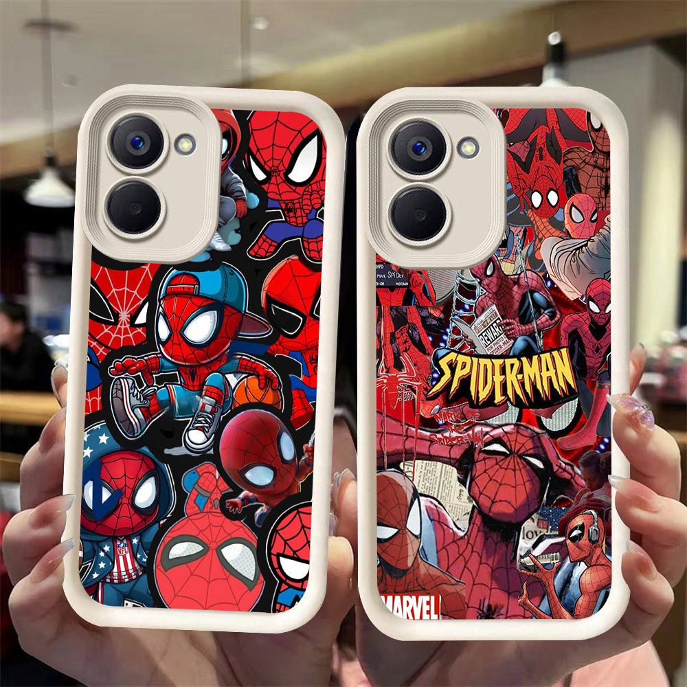 J-4 Spider-man ดำขาวชมพูเคสโทรศัพท์หรับ VIVO Y28S Y36 Y27S Y27 5G