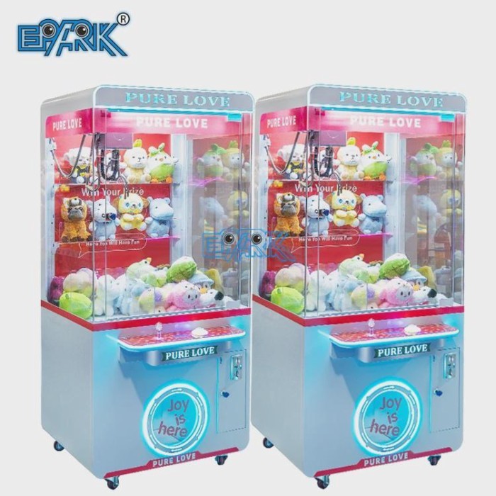 Coin Operated Pink Crane Catch Stuffed Toys Machine Toy Claw Crane Game Machine