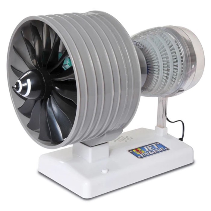 Halloween aviation jet aircraft engine simulation engine model, movable DIY puzzle assembly toy, bi