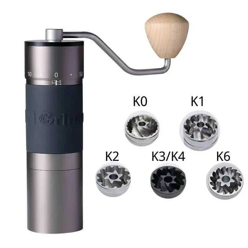 เครื่องบดกาแฟแบบมือหมุน Kingrinder แกนบดสแตนเลส 420 แบบพกพา รุ่น K0/K1/K2/K6 ขนาด 38 มม. 48 มม.