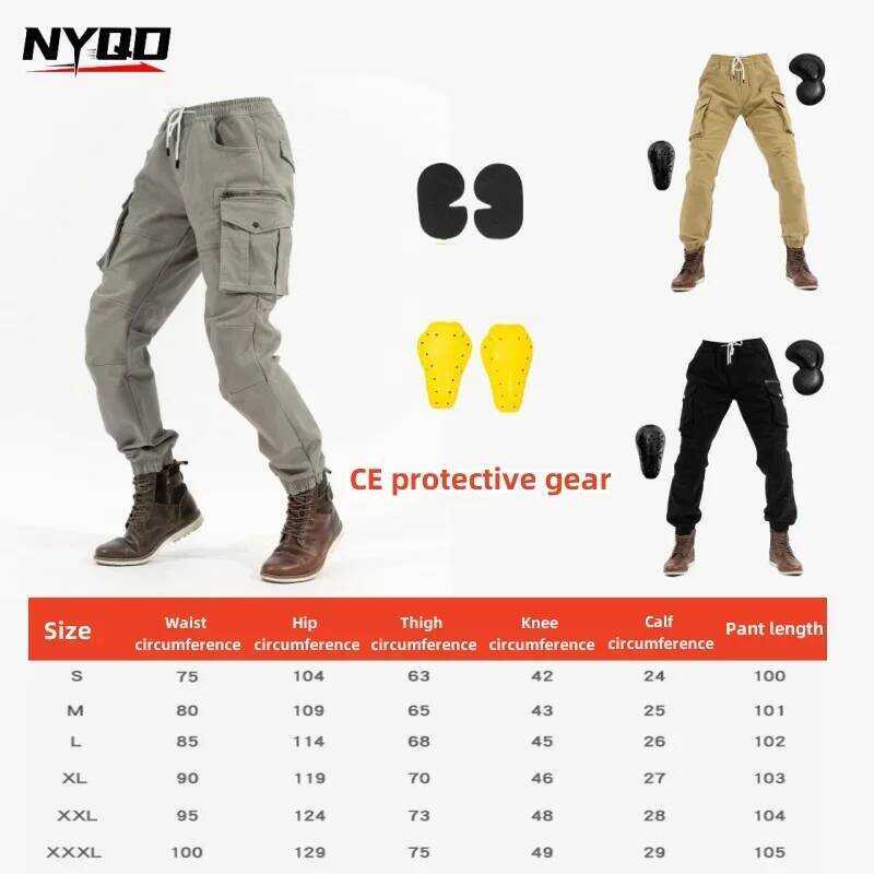 Pants Detachable Protective Equipment Outdoor Leisure Style Commuting Pants Motorcycle Riding Pants