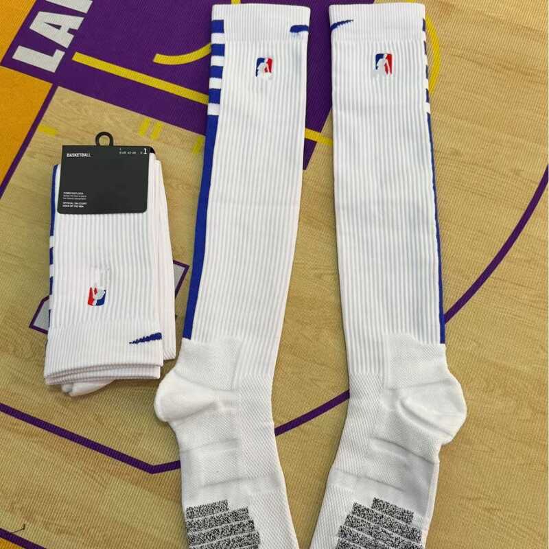 NBA Super Long American Professional Football Training Socks Men High Tube ผ้าขนหนูหนาด้านล่าง Anti-