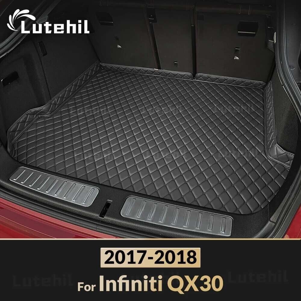 พรมปูพื้นรถยนต์สําหรับ Infiniti QX30 2017 2018 Custom กันน้ํา Cargo Liner Boot พรม
