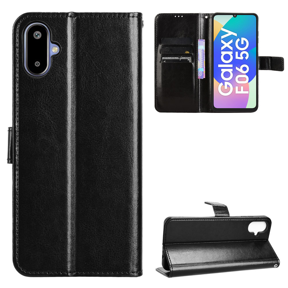กระเป๋าสตางค์หนังสําหรับ Samsung Galaxy F04 F06 F14 F15 F16 F23 F36 M51 M52 M53 M54 M55 M56 Flip Car