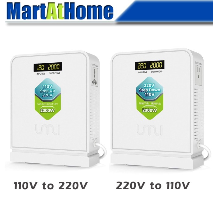 2000W Voltage Converter Travel Transformer 220V to 110V Step Down /110V to 220V Step Up
