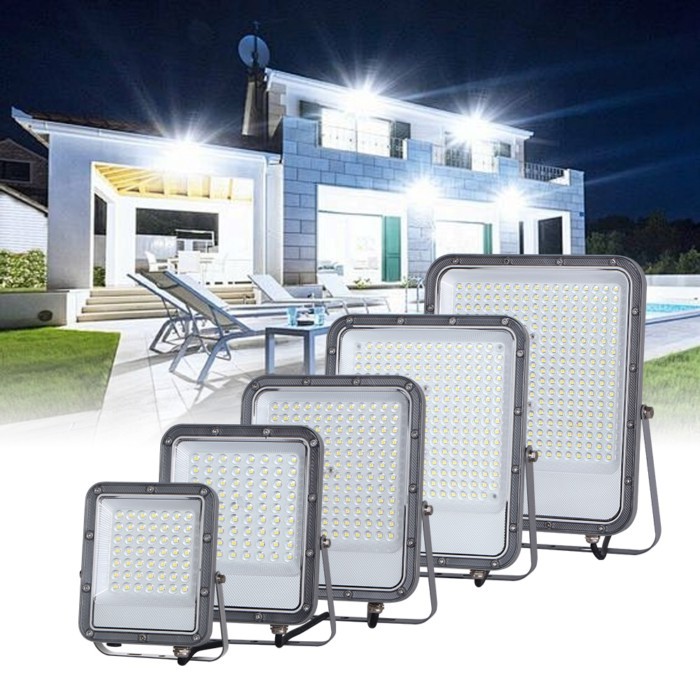 Outdoor Lighting AC Power Light Projector 100Watt 200Watt 300Watt 400Watt 500Watt Large LED Flood L