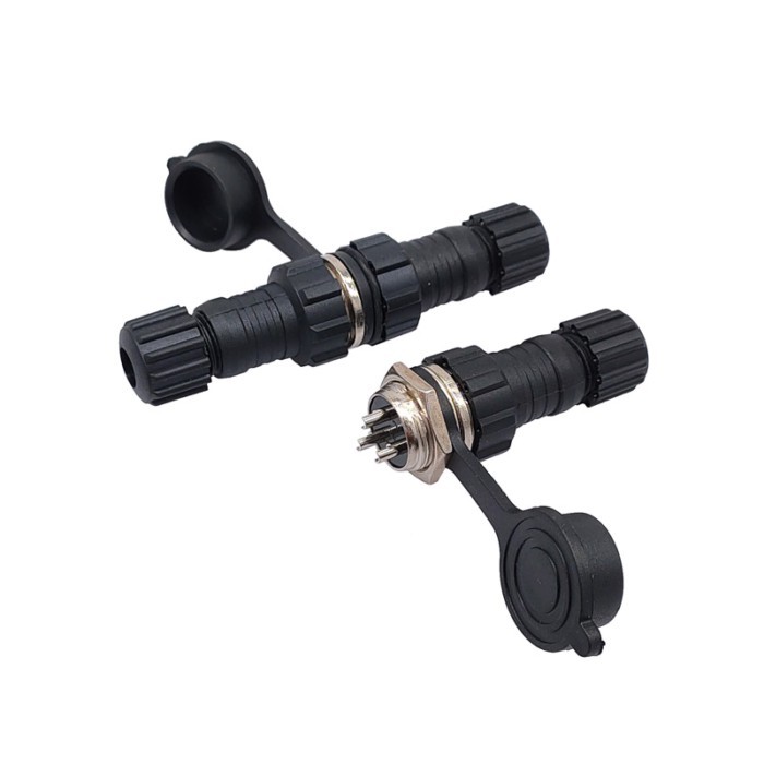 1Pcs GX16 Connector M16 Waterproof Back Nut Docking Male&Female Plug And Socket 2pin3pin4pin5pin6pi