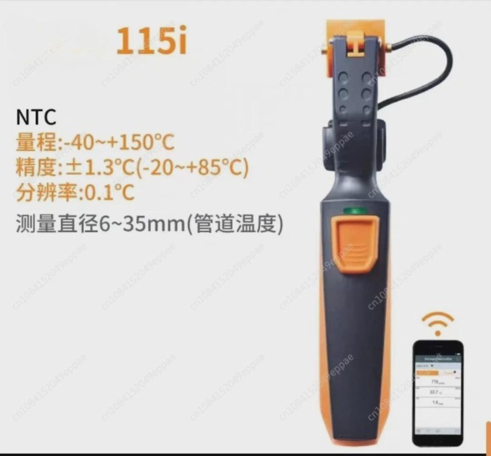 Wireless Refrigeration System Inspection Kit 549i Pressure Measurement 115i Temperature Measurement