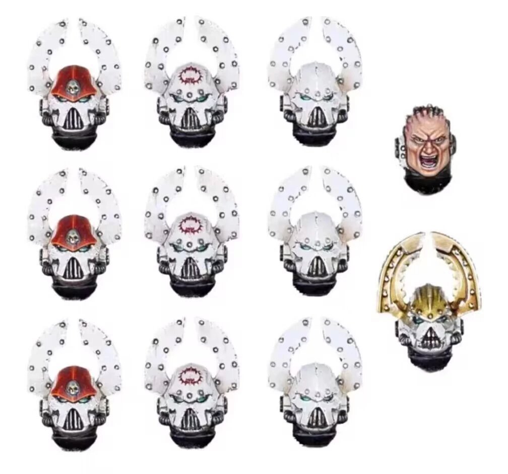 [Warhammer] Warhammer Horus เจ้าแห่งโลก MK6 Head H725 เรซิ่นรุ่น Unpainted