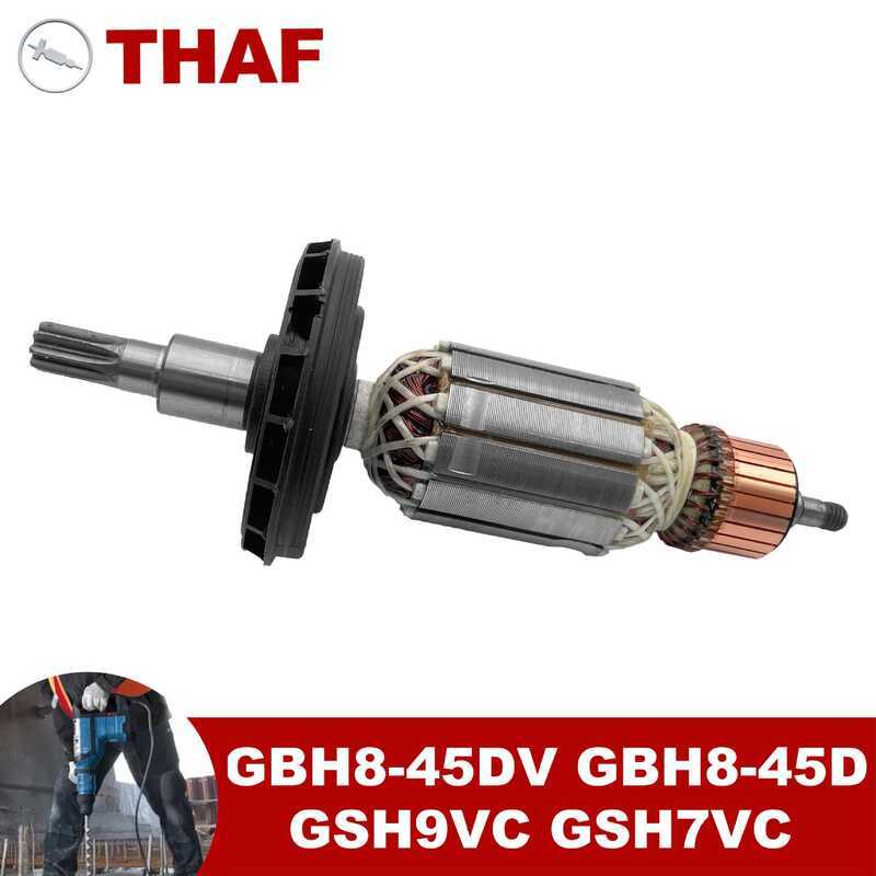 เหมาะสําหรับค้อนไฟฟ้า Bosch GBH8-45DV GBH8-45D GSH7VC GSH9VC Armature โรเตอร์
